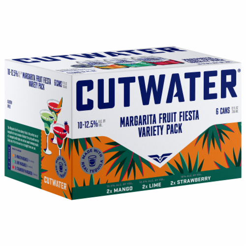 Cutwater Margarita Fruit Fiesta Variety 6pck 12oz cans