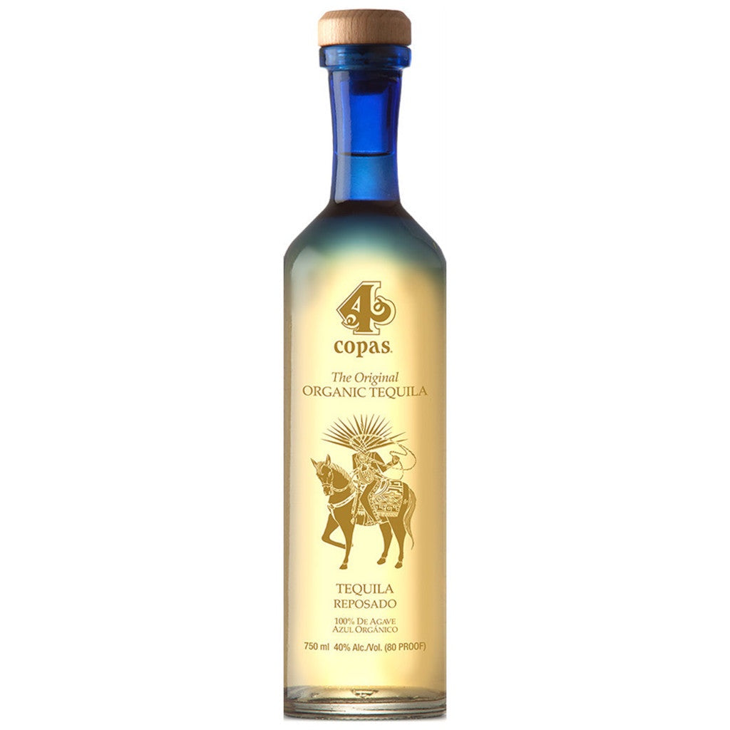 4 Copas Reposado Organic Tequila 750ml