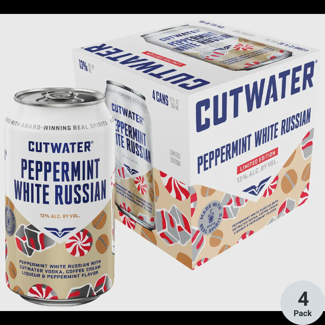 Cutwater Peppermint White Russian 4pck 12oz