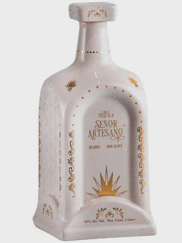 Senor Artesano Blanco Ceramic Tequila 1L