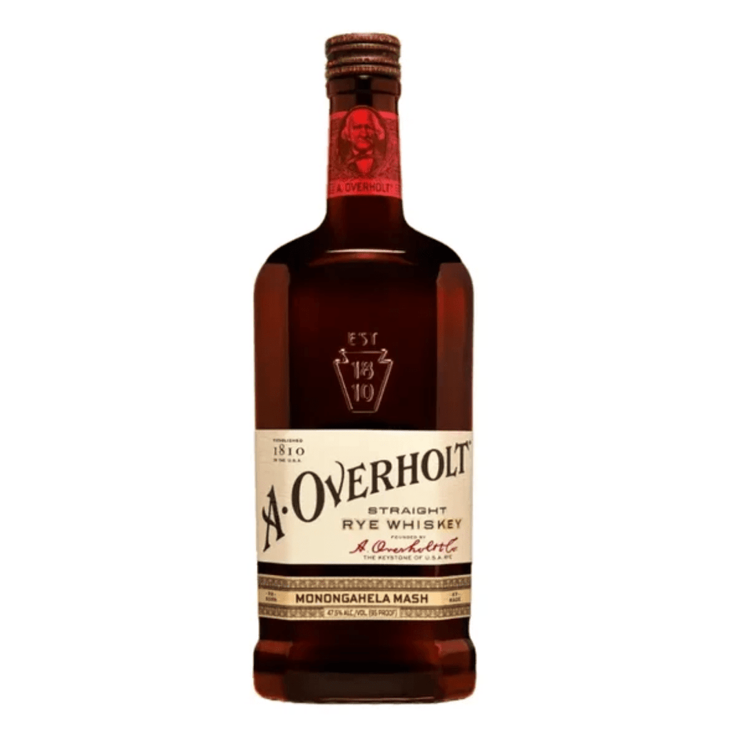 A Overholt Straight Rye Whiskey Monongahela Mash 4 year 750 ML - Shop Buzzed