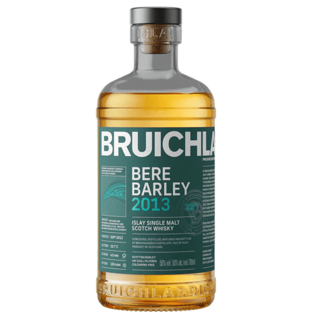 Bruichladdich Distillery Islay Bere Barley Islay Single Malt Scotch Whisky 2013 750 ML - Shop Buzzed