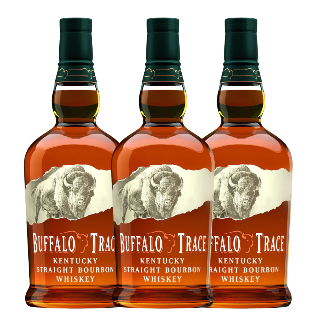 Buffalo Trace Kentucky Straight Bourbon 3 Pack - 750ML