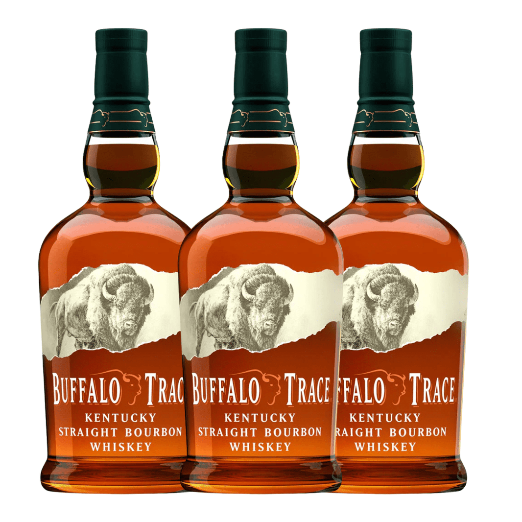 Buffalo Trace Kentucky Straight Bourbon 3 Pack - 750ML - Shop Buzzed