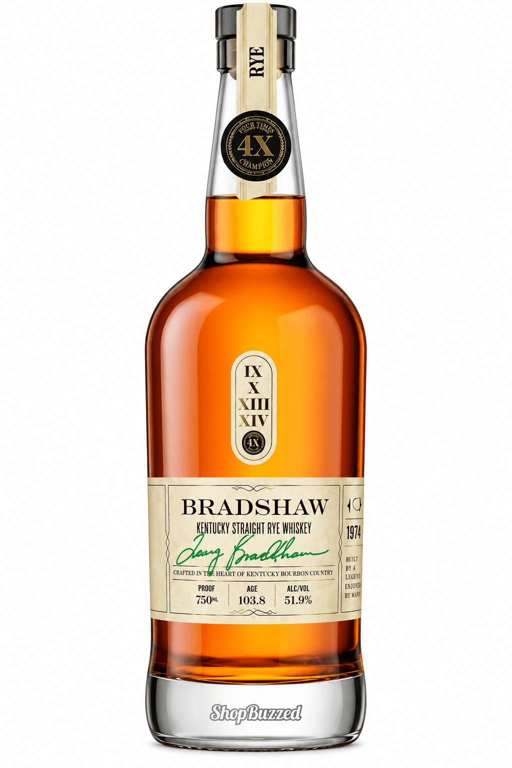 Bradshaw Straight Rye 750 ml - Shop Buzzed