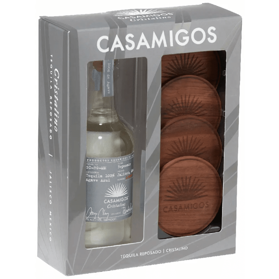 Casamigos Cristalino Reposado with Coasters 750 ml - Shop Buzzed