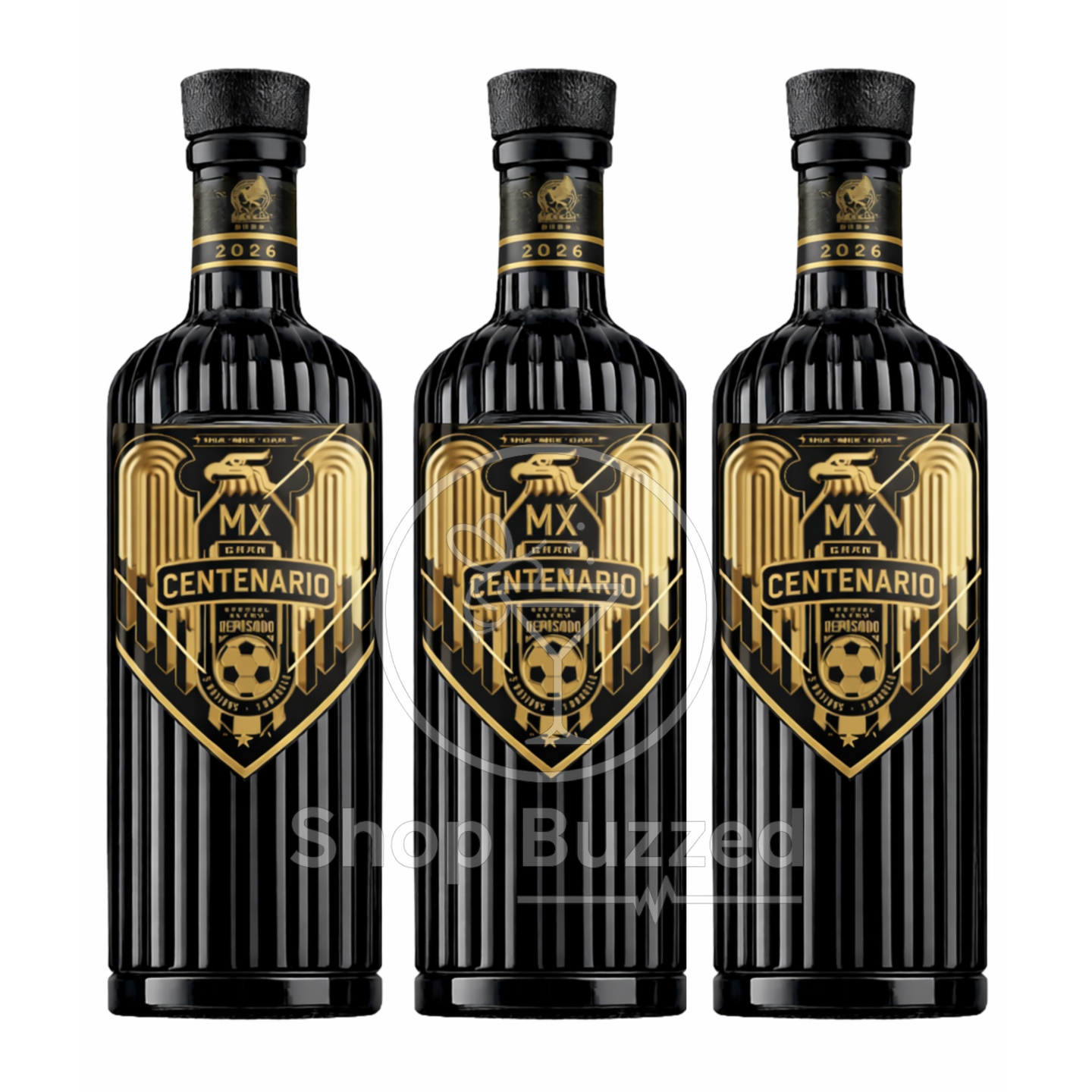 Centenario Reposado Tequila World Cup Special Edition 750ML - 3 Pack