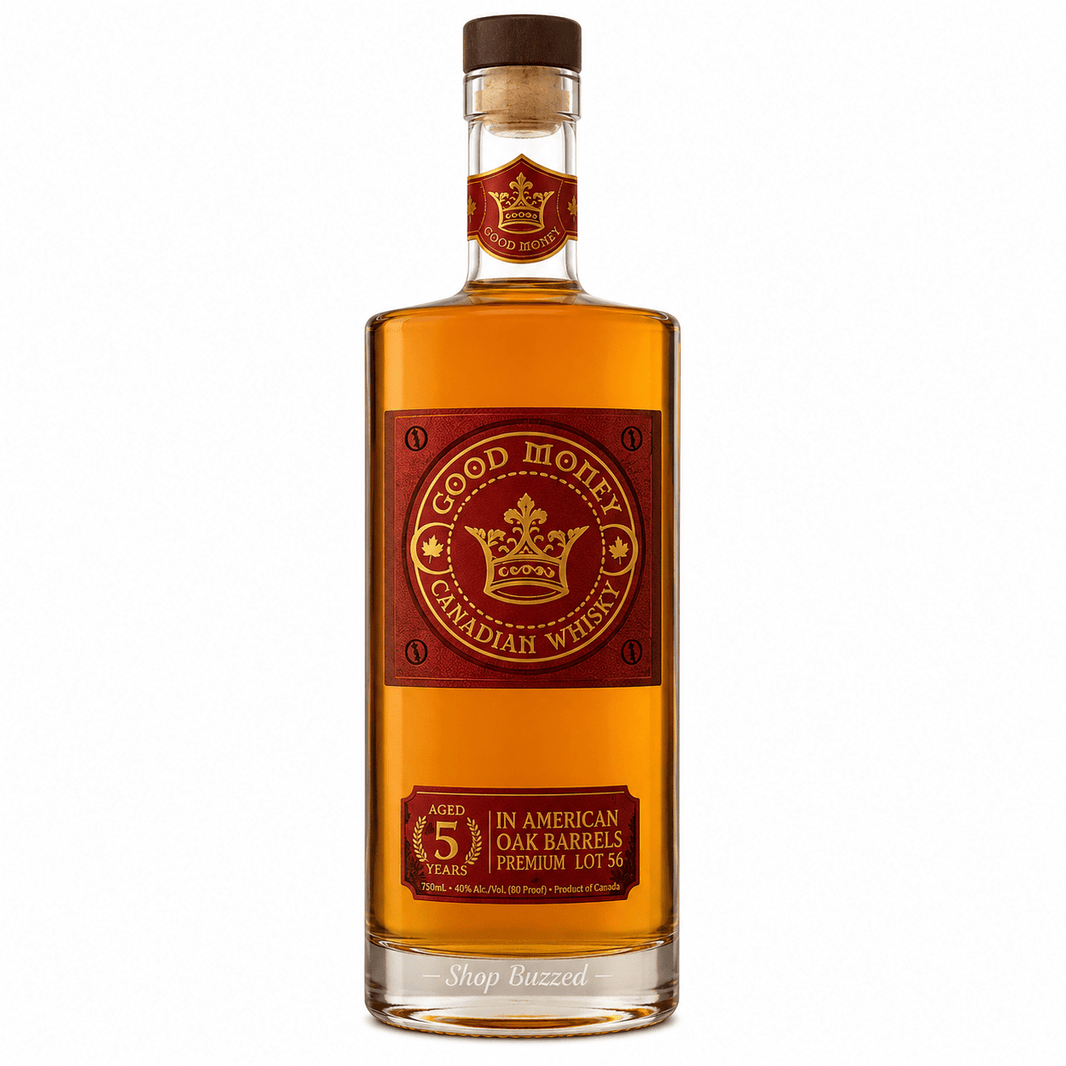 Good Money Canadian In American Oak Barrels Premium 1 Lot 50 5 year 750 ml - Shop Buzzed