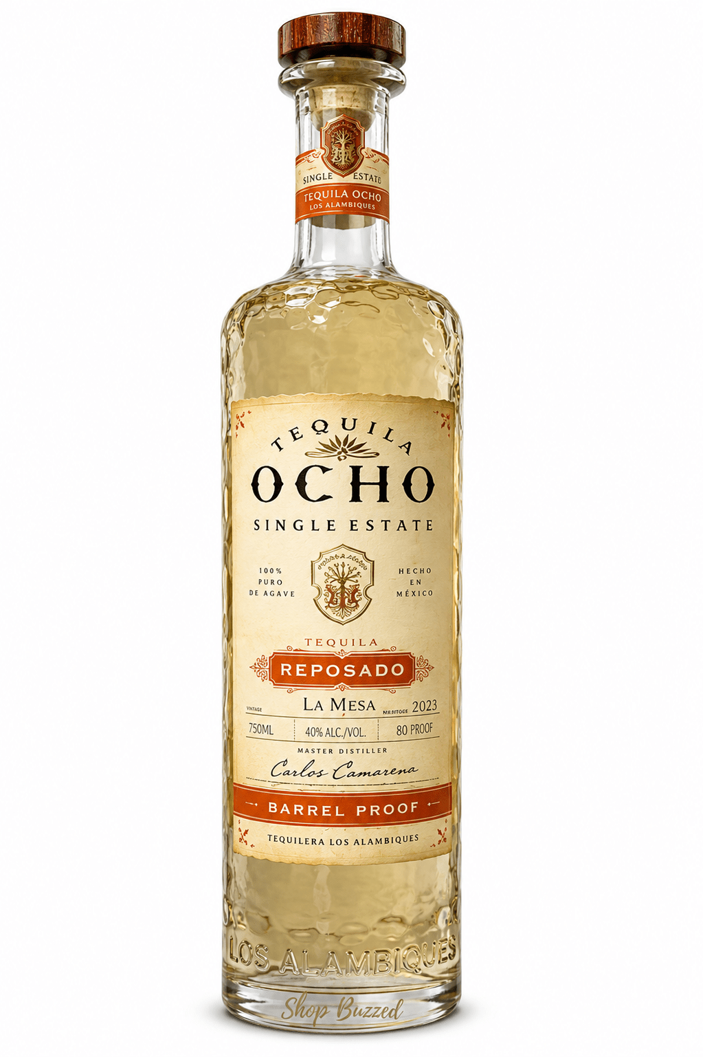 Tequila Ocho Single Estate Reposado La Mesa Barrel Proof 2025 750 ml - Shop Buzzed