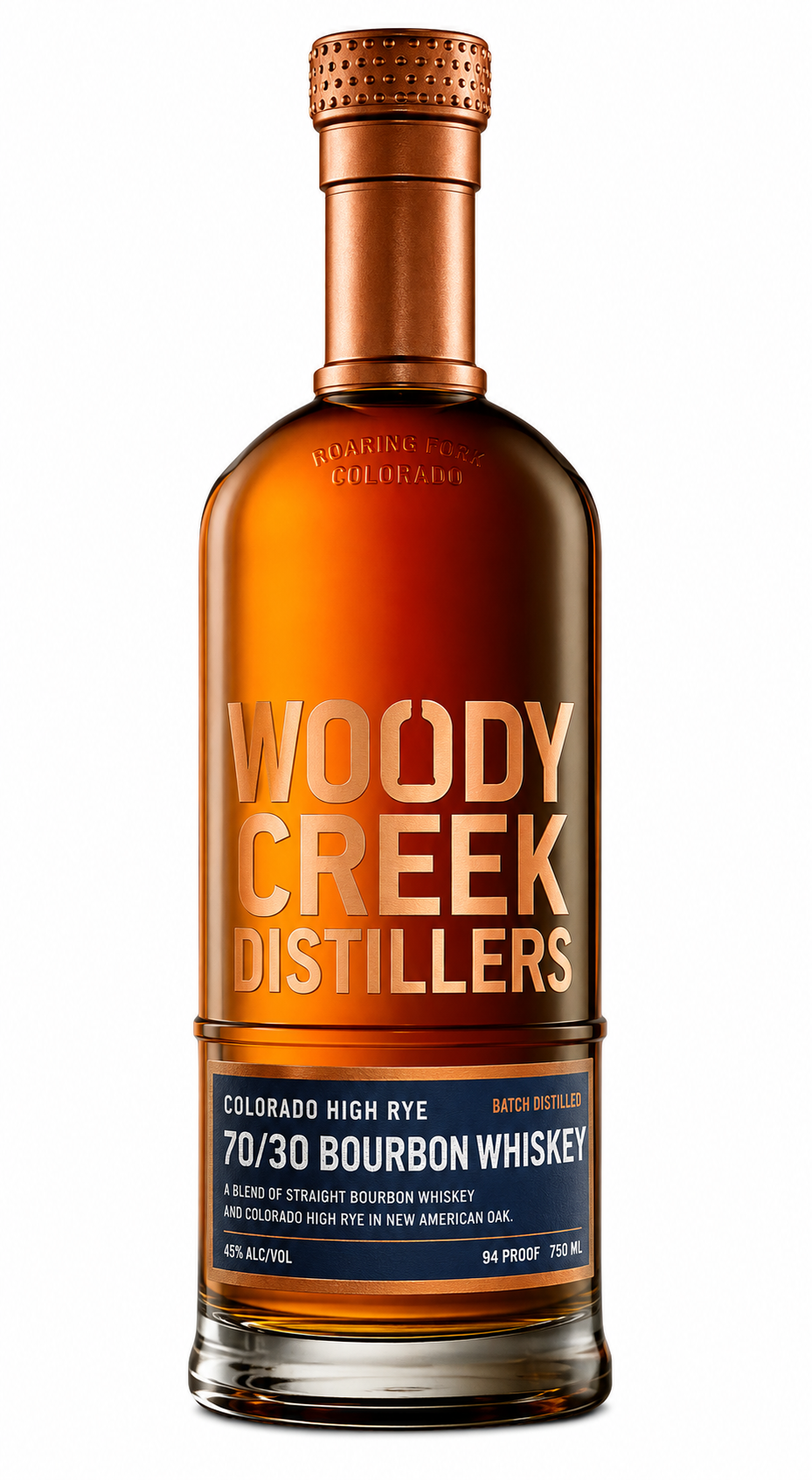 Woody Creek Distillers Colorado High Rye 70/30 Bourbon Whiskey 750ml