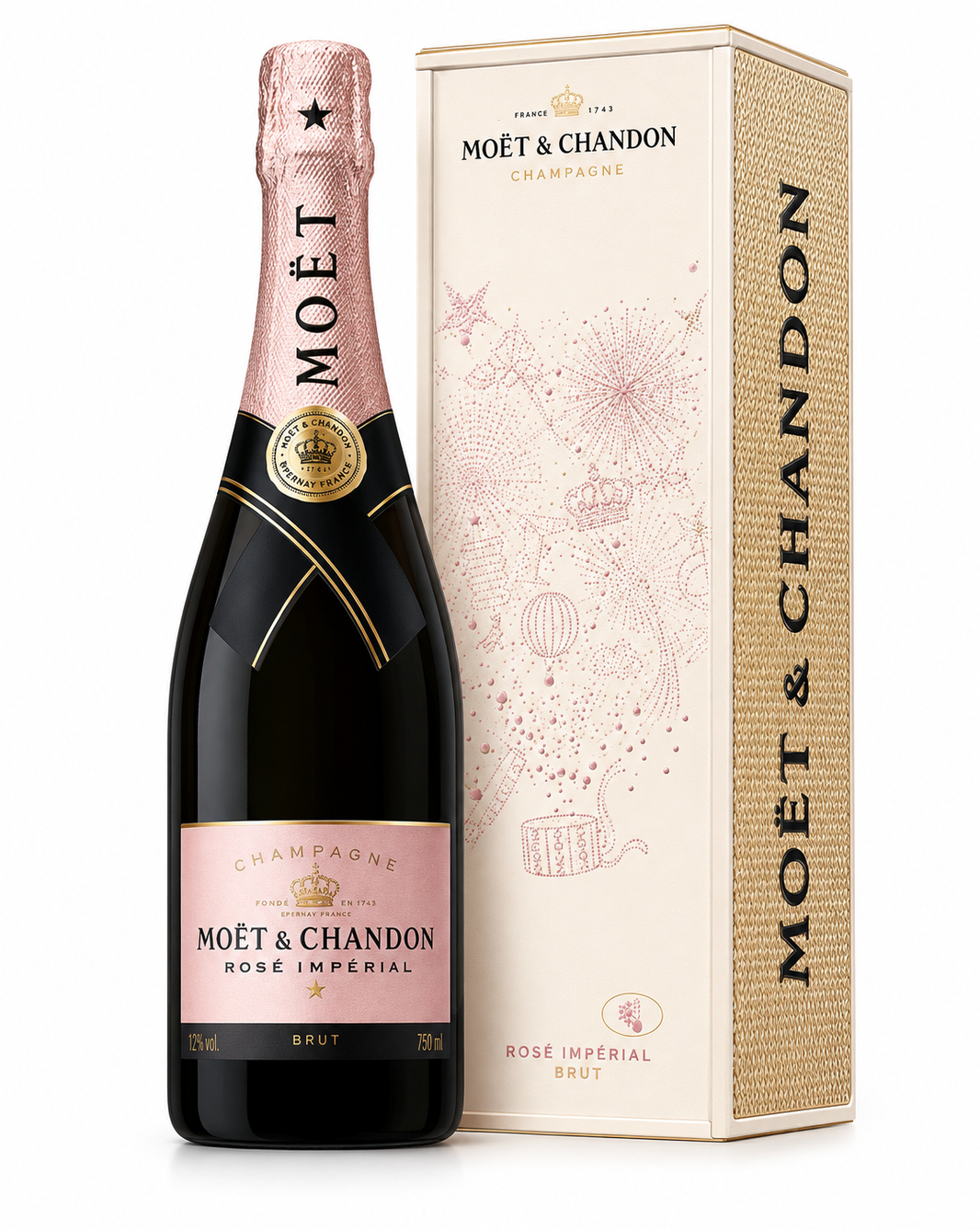 Moet & Chandon Rose Imperial Limited Edition New Year 2024 750 ml