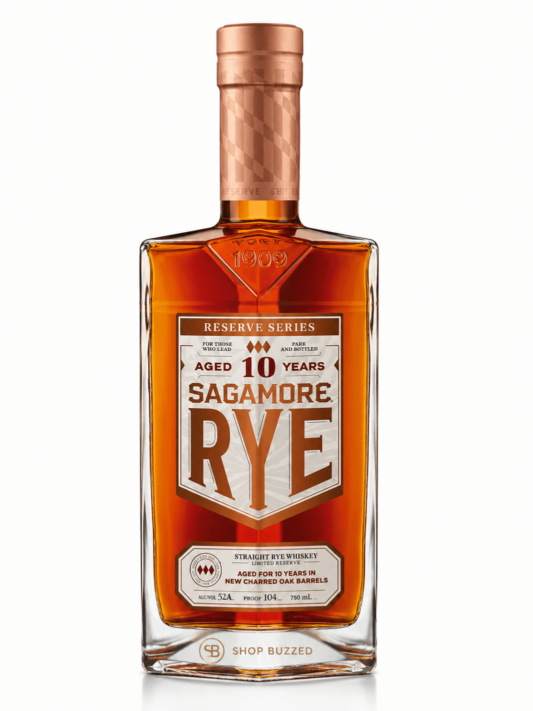 Sagamore Rye 10 year 750ml - Shop Buzzed