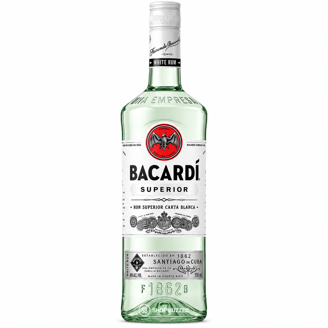 Bacardi Superior White Rum 750 ml - Shop Buzzed
