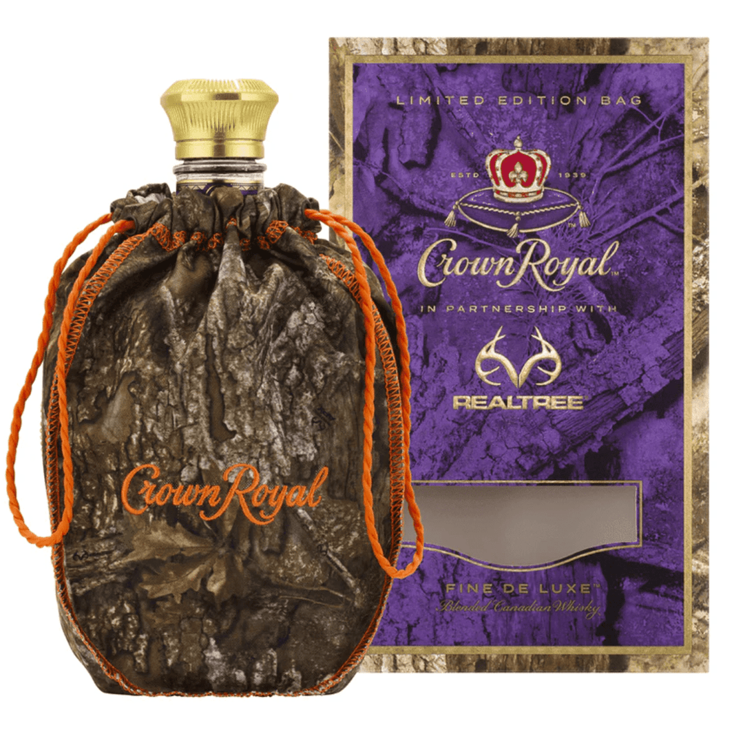 Crown Royal Limited Edition Fine De Luxe with Camo Bag 750 ML - Shop Buzzed