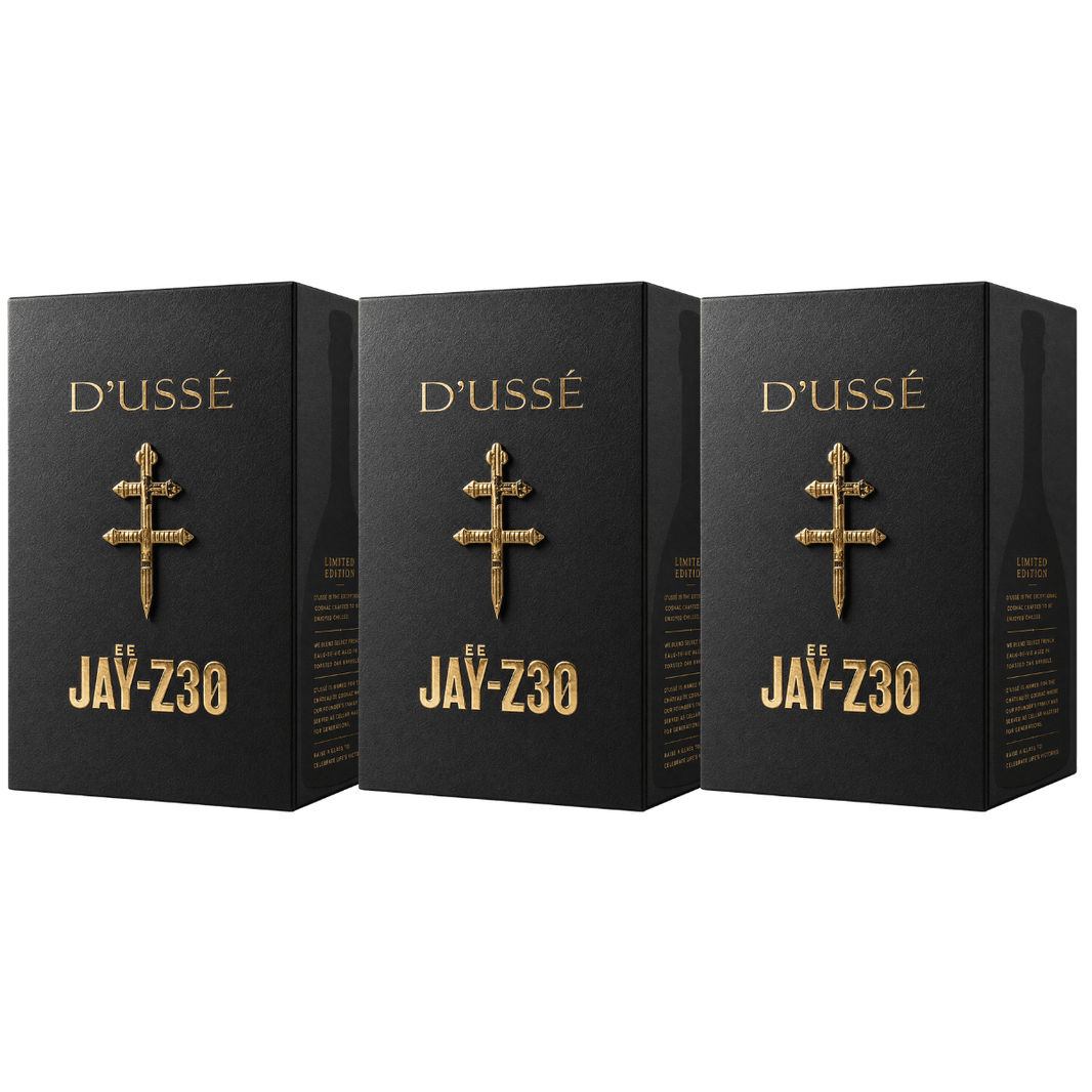 D'USSÉ VSOP Jay-Z30 Limited Edition French Cognac 3 Pack - 750ML *Pre-Order* - Shop Buzzed