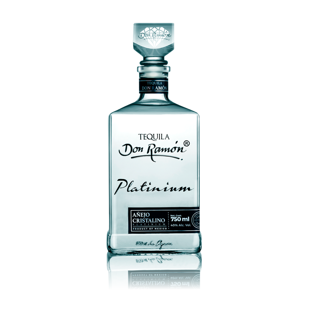 Don Ramón Tequila Platinum Añejo Cristalino 750mL