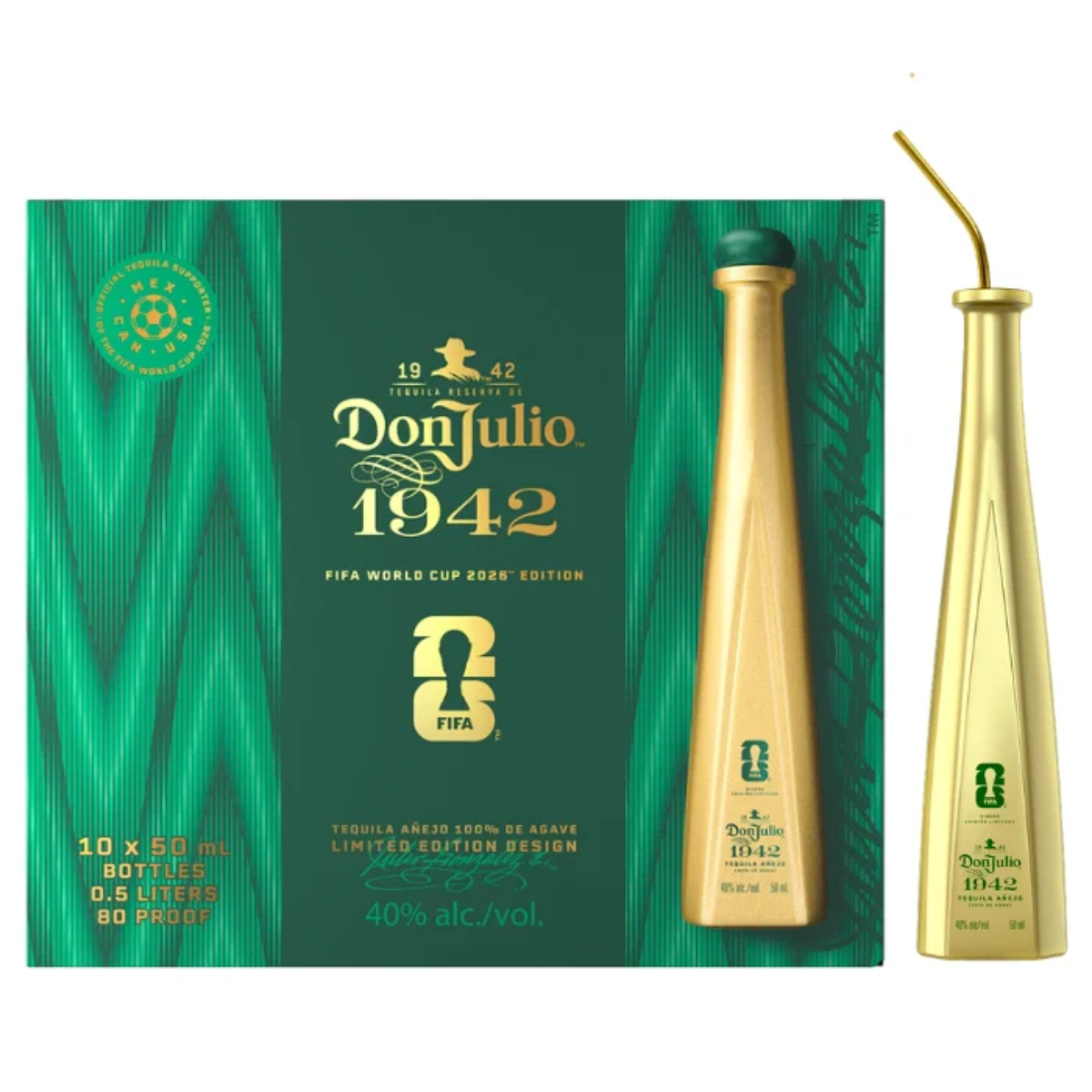 Don Julio 1942 Fifa World Cup 2026 Edition 50 ML - 10 Pack