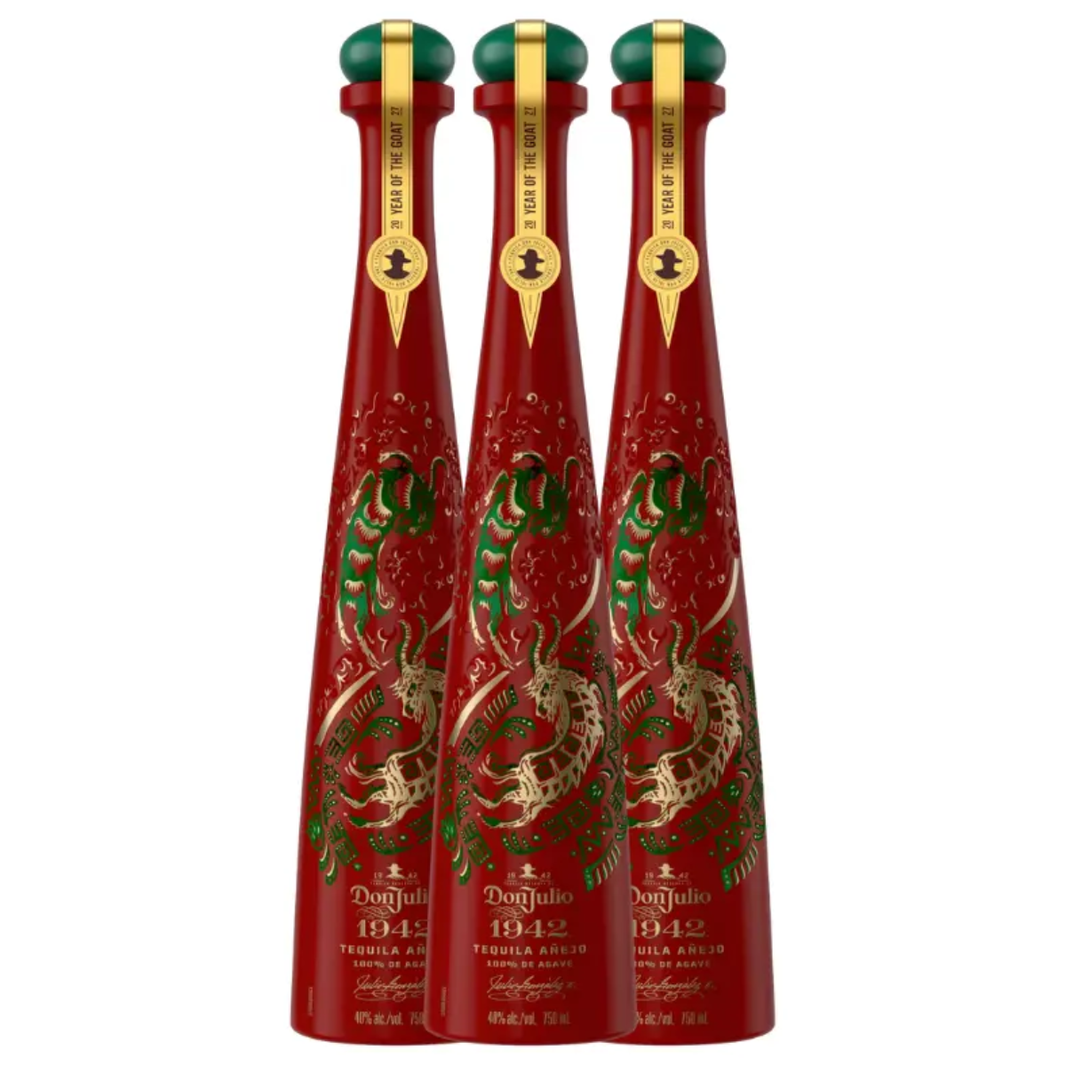 Don Julio 1942 Tequila Anejo Year of the Goat 2027 Limited Edition - 3 Pack *PRE-ORDER*