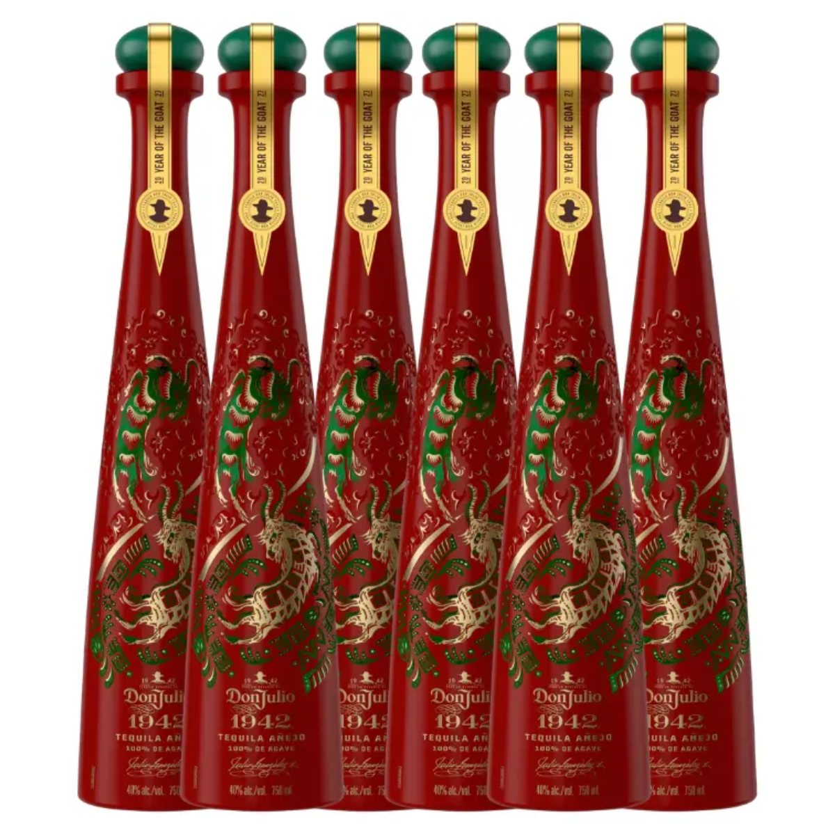 Don Julio 1942 Tequila Anejo Year of the Goat 2027 Limited Edition - 6 Pack *PRE-ORDER*