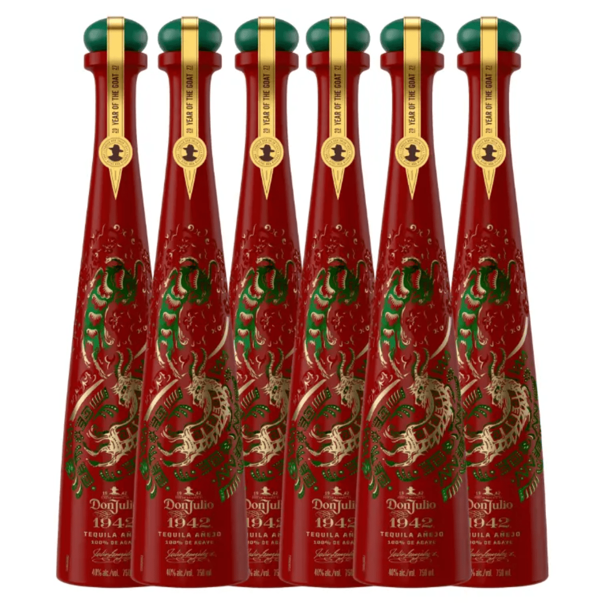 Don Julio 1942 Tequila Anejo Year of the Goat 2027 Limited Edition - 6 Pack *PRE-ORDER*