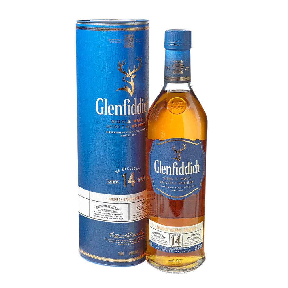 Glenfiddich 14 Year Bourbon Barrel Reserve 750ML