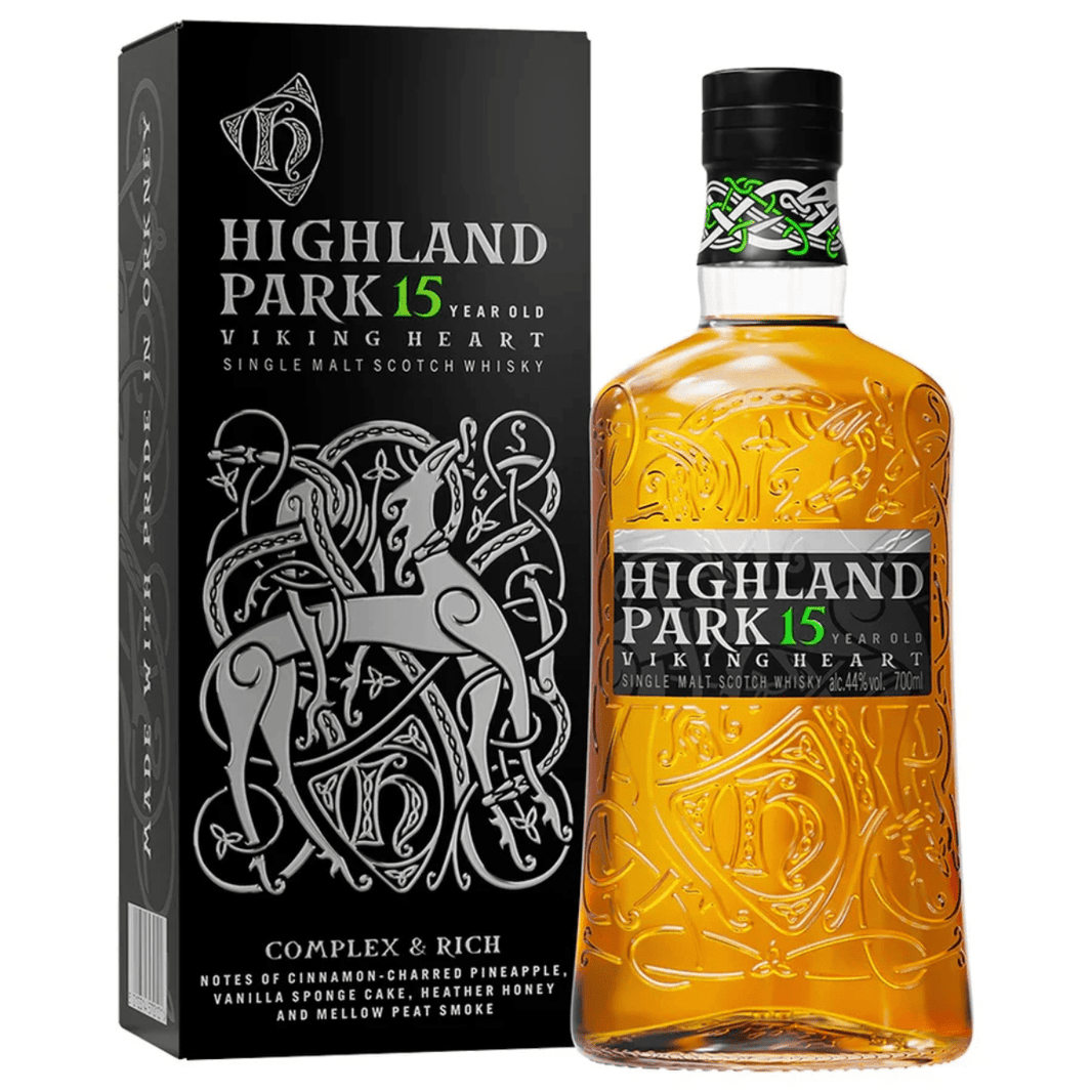 Highland Park Viking Heart Single Malt Scotch Whiskey 15 year - Shop Buzzed