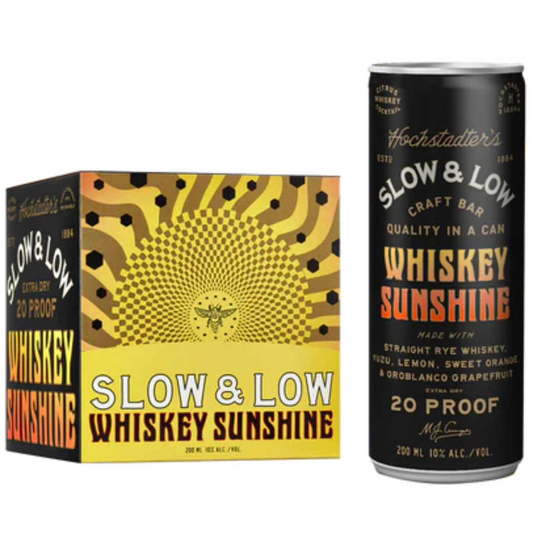 Hochstadter's Slow & Low Whiskey Sunshine 200ml 4pk