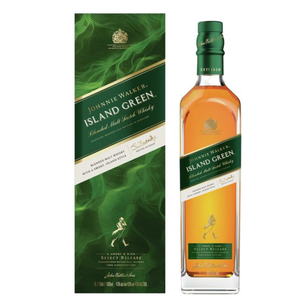 Johnnie Walker Green Label 15 Year Old Blended Malt Scotch Whisky 750ml