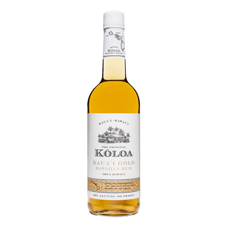 Kōloa Koloa Kauai Gold Hawaiian Rum 750ml - Shop Buzzed