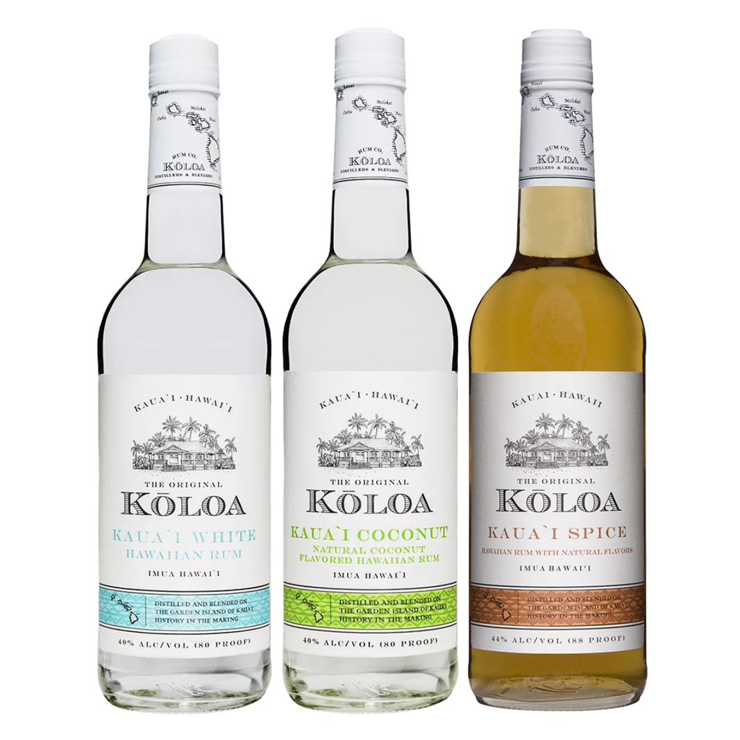 Koloa Hawaiian Rum Bundle (3 x 750ML)
