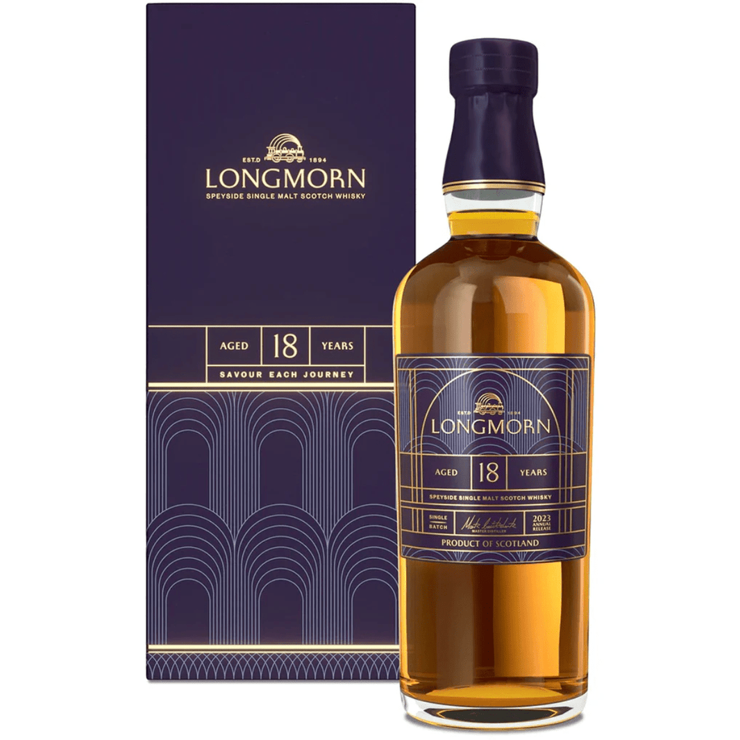 Longmorn Speyside Single Malt Scotch Whiskey 18 year 700ml - Shop Buzzed