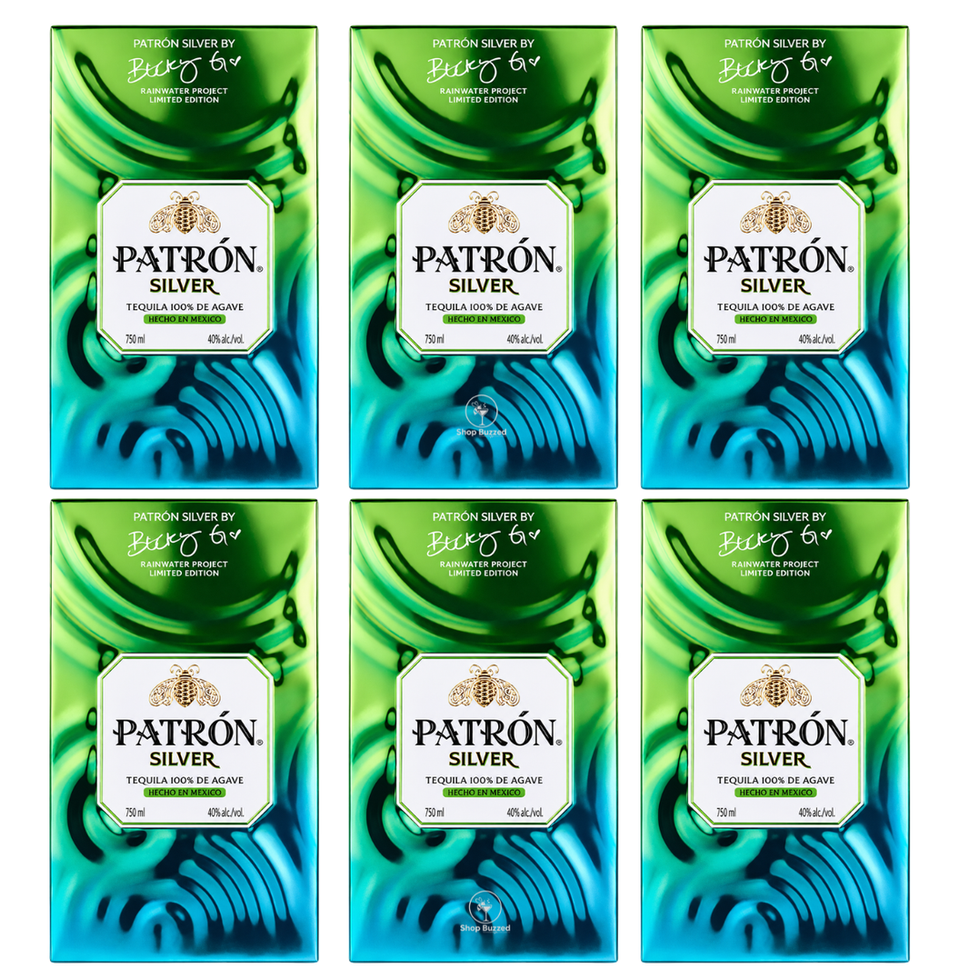 Patrón Silver Tequila x Becky G Limited Edition 6 Pack 750ML