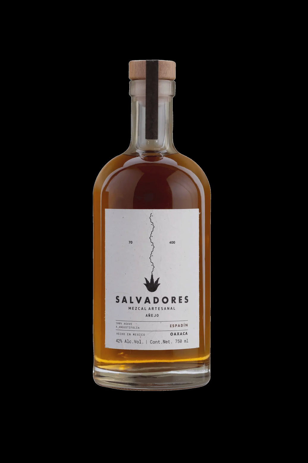 Salvadores Mezcal Artesanal Anejo 750ml 750ml