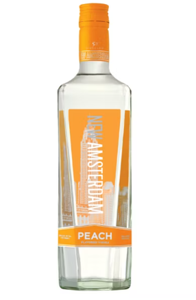 New Amsterdam Peach Flavored Vodka - 750ml Bottle