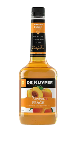 Dekuyper Peach Pucker Schnapps Liqueur 750ml