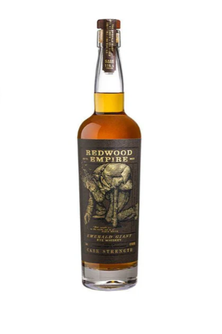 Redwood Empire Cask Strength Emerald Giant Rye Whiskey 750mL
