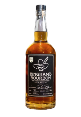 Bingham's Bourbon Black Texas Straight Bourbon Whiskey by Ryan Bingham 750ml