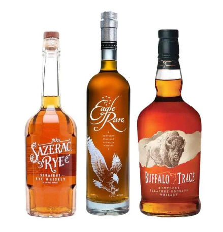 Eagle Rare 10 Year & Buffalo Trace Bourbon & Sazerac Rye Bundle