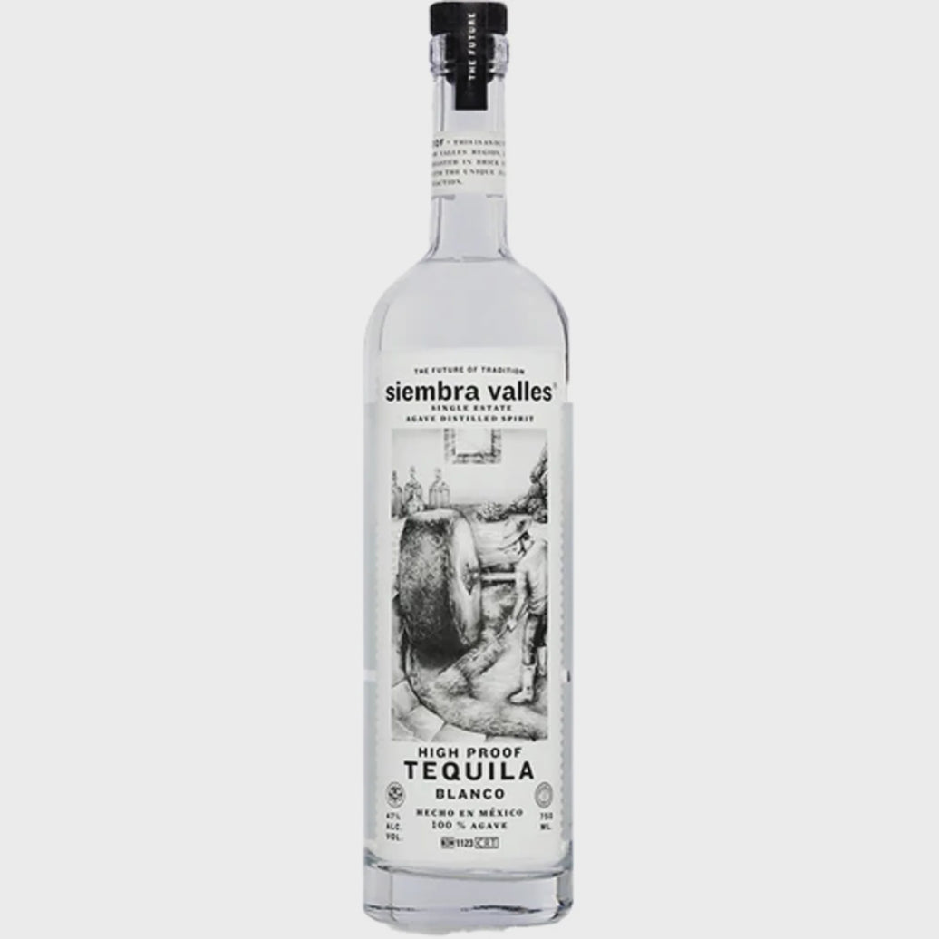 Siembra Valles Tahona High Proof Blanco Tequila 750ml