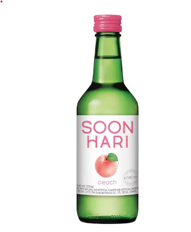 Soonhari Peach Soju - 375ml Bottle