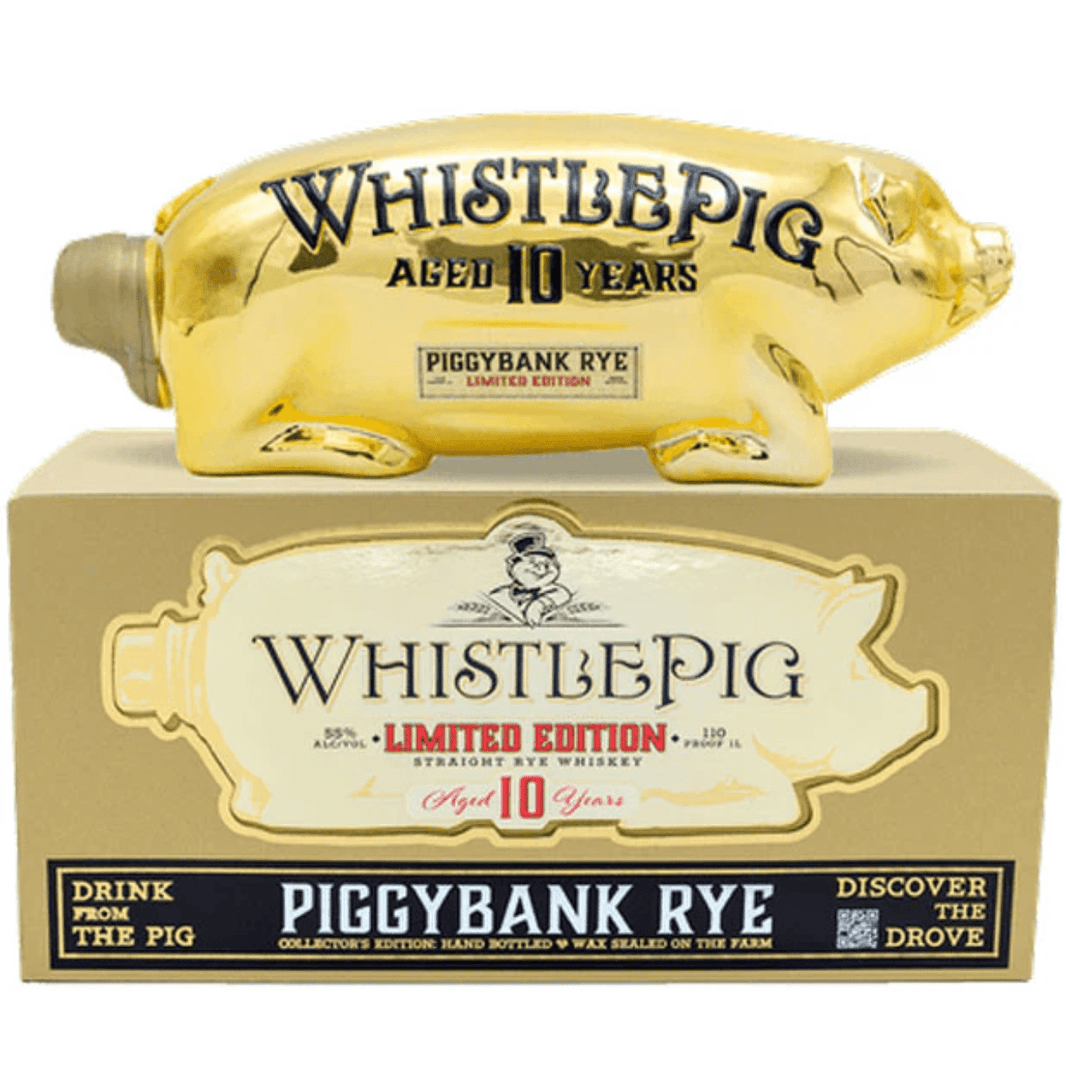WhistlePig Piggybank Rye Gold Limited Edition Proof 110 2024 10 year 1 L - Shop Buzzed