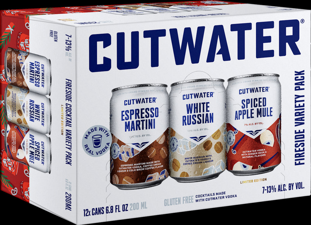 Cutwater Fireside Variety Pack 12pk 200ml