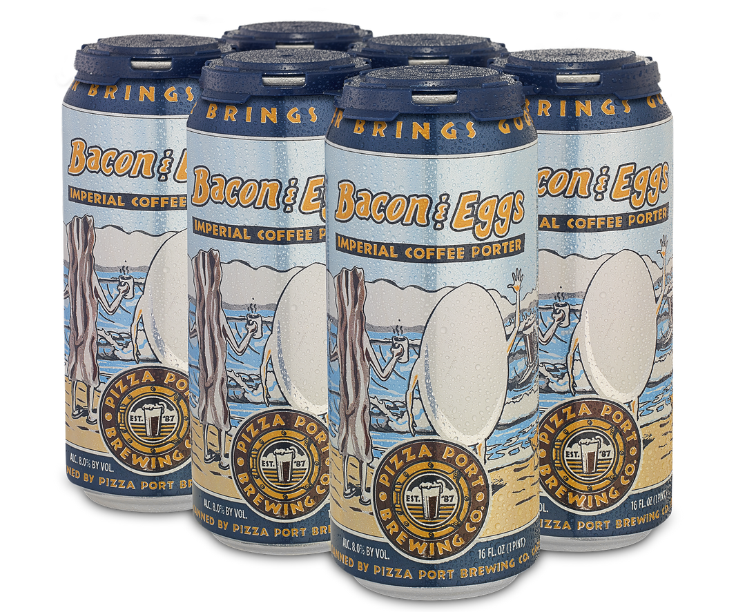 Pizza Port Bacon & Eggs Imperial Coffee Porter 6pck 16oz
