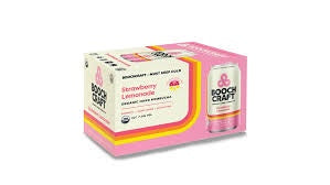 Boochcraft Kombucha Strawberry Lemonade 6pck 12oz cans