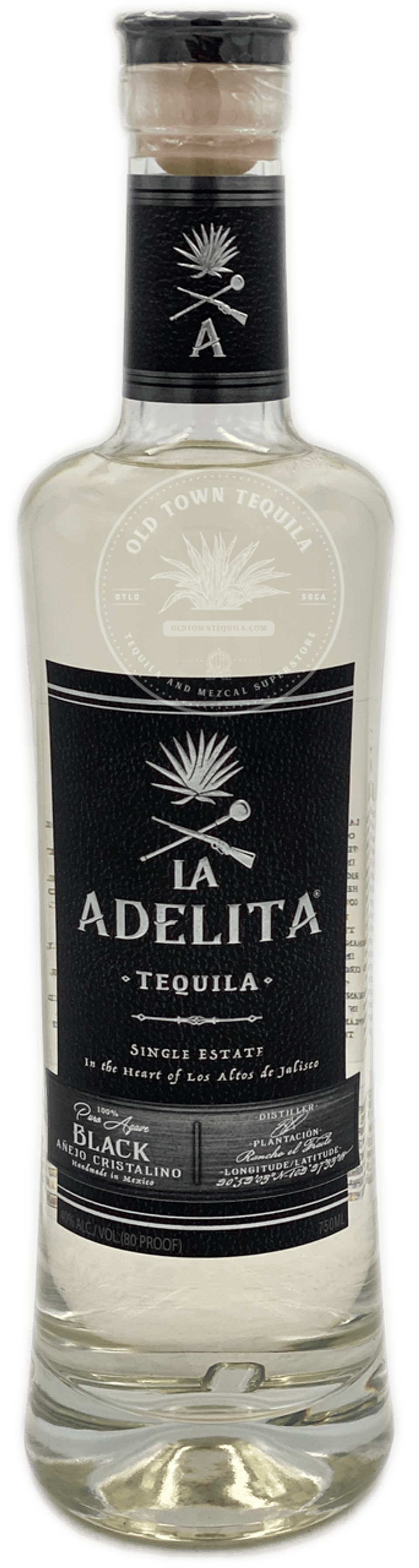 La Adelita Black Anejo Cristalino Tequila 750ML