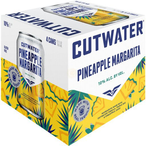 Cutwater Pineapple Margarita 4pck 12oz