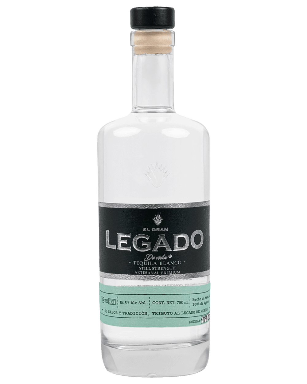 El Gran Legado De Vida Tequila Blanco Still Strength 750ml