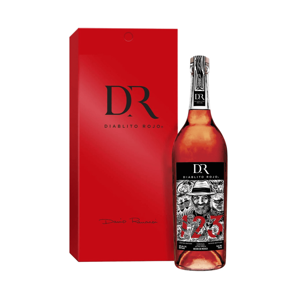 123 Extra Anejo Diablito Rojo 750ml - Shop Buzzed