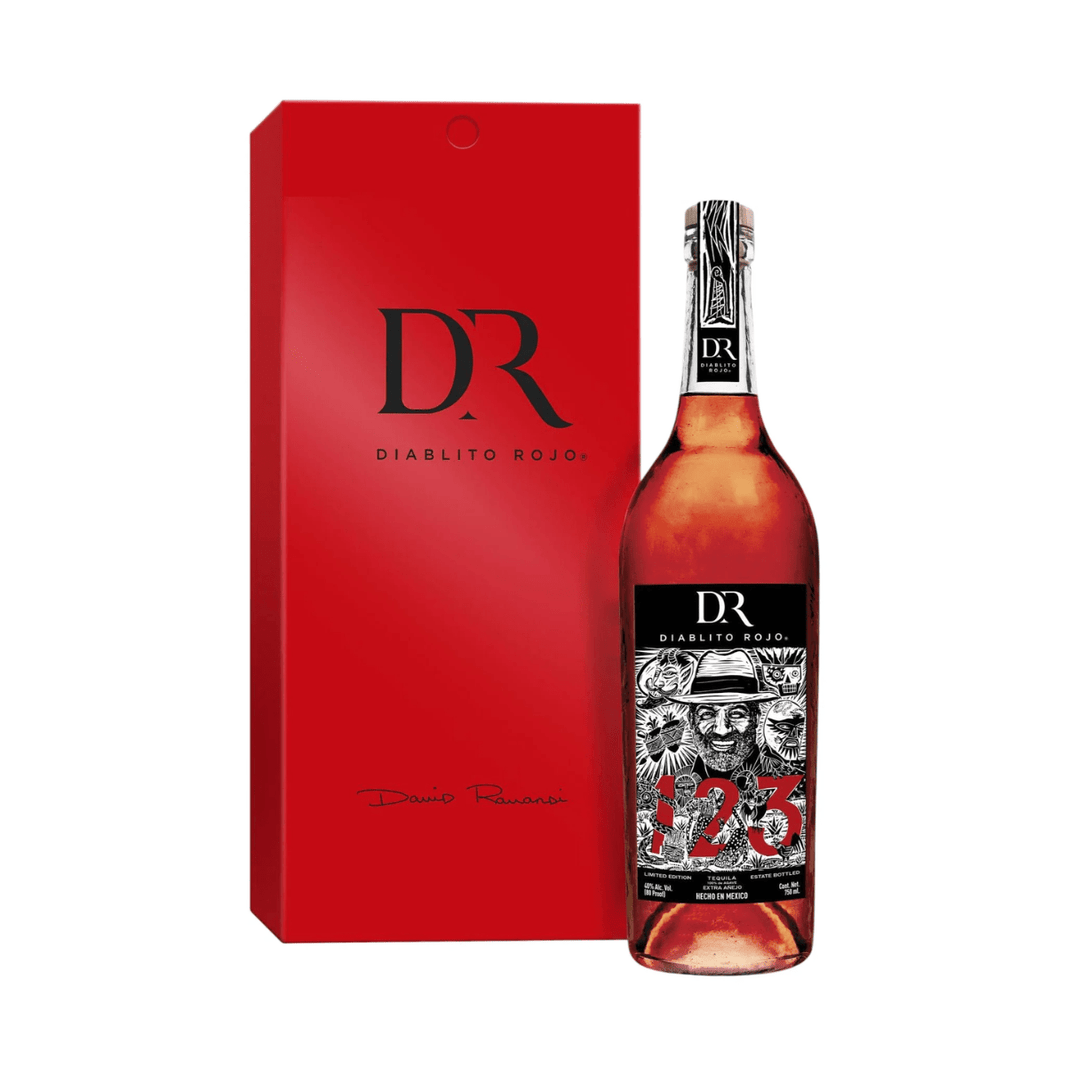123 Extra Anejo Diablito Rojo 750ml - Shop Buzzed