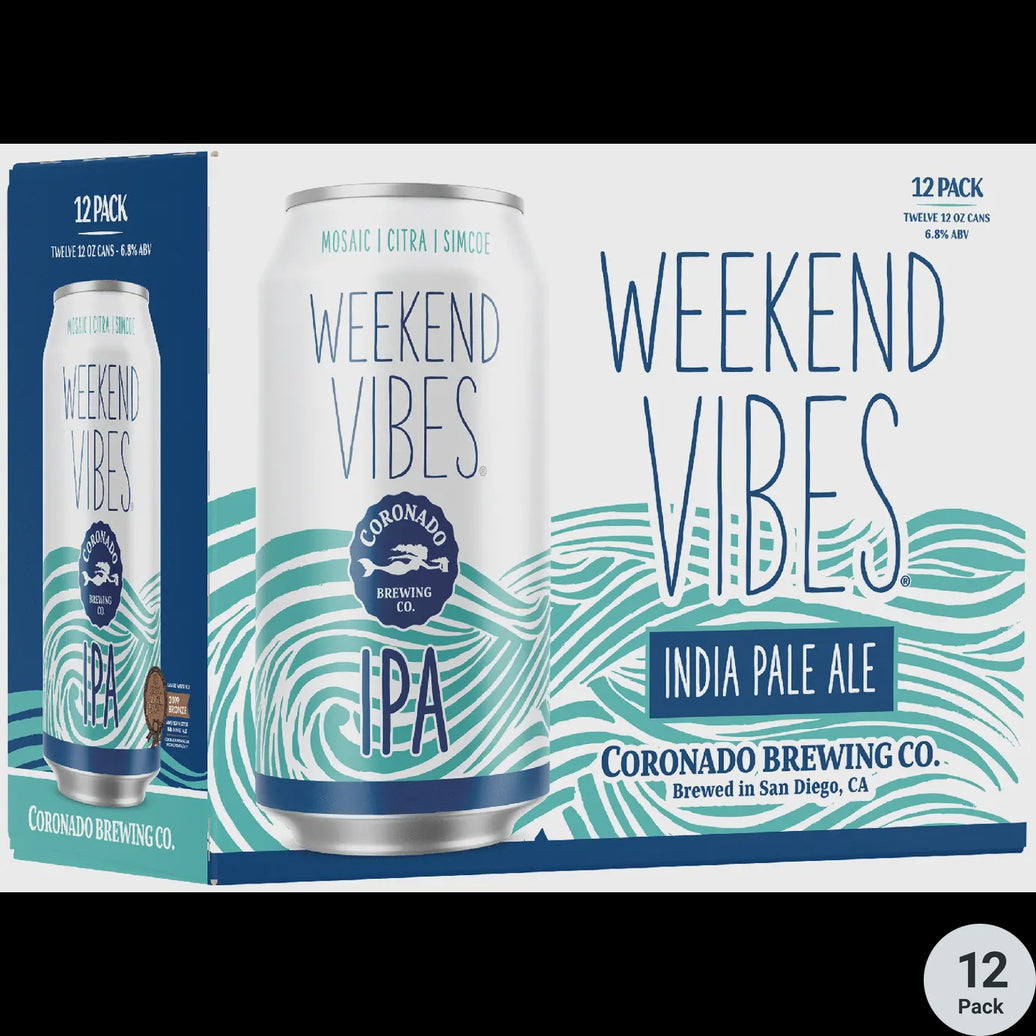 Coronado Weekend Vibes IPA 12pck 12oz cans